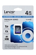 Lexar Media SDHC 100X 4GO - CLASS 6