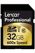 Lexar Media SDHC 32GO 600X - CLASS 10