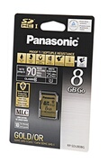 Panasonic SDHC Gold 8GO - CLASS 10