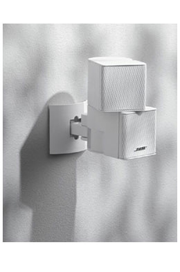 Lot De 2 Supports Muraux/plafond Pour Enceintes Bose UB-20, Lifestyle, SoundTouch - Blanc - Angle Réglable