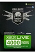 Microsoft XBOX LIVE 4000 PTS COD ELITE