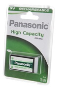 Panasonic HIGH CAPACITY 9V 170 mAh