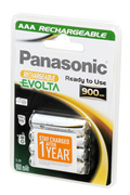 Pile rechargeable Panasonic Pile rechargeable préchargée AAA