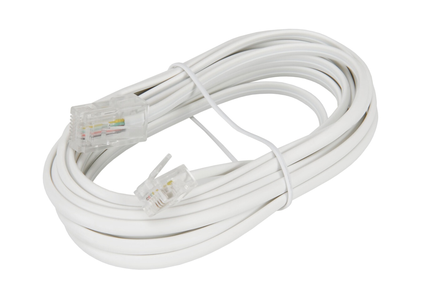 Cordon et fiche téléphone Temium Cordon RJ45 mâle/ RJ11 mâle 3M