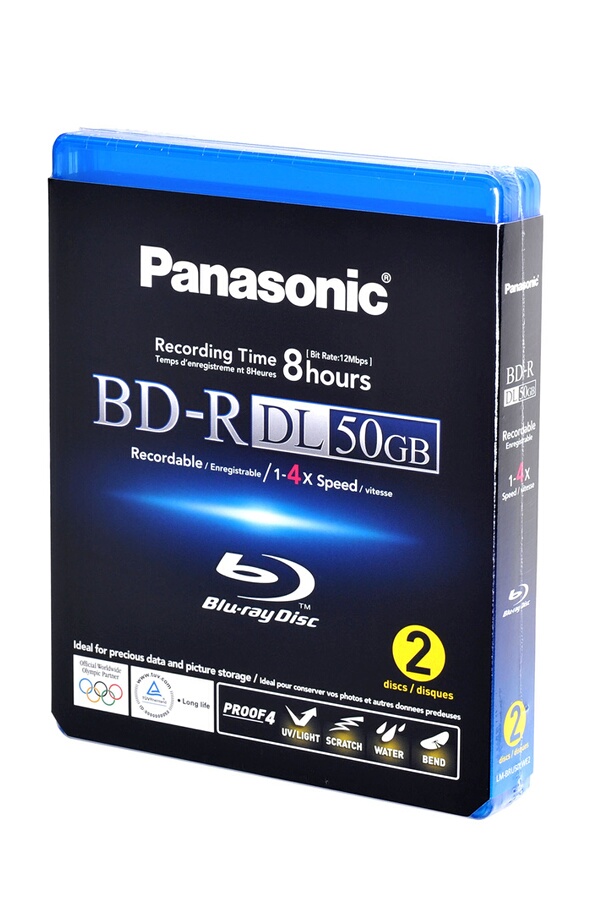Disque Bluray Panasonic 2 BDR DL 50 Go 2BDR DL 50Go (1336959) Darty