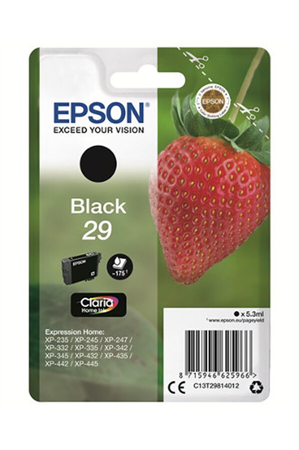 Cartouche D Encre Epson FRAISE NOIR T2981 4287738 Darty