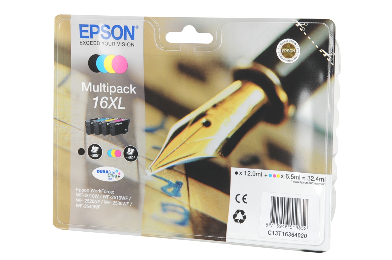 Cartouche D Encre Epson Pack T Xl Couleurs Stylo Plume