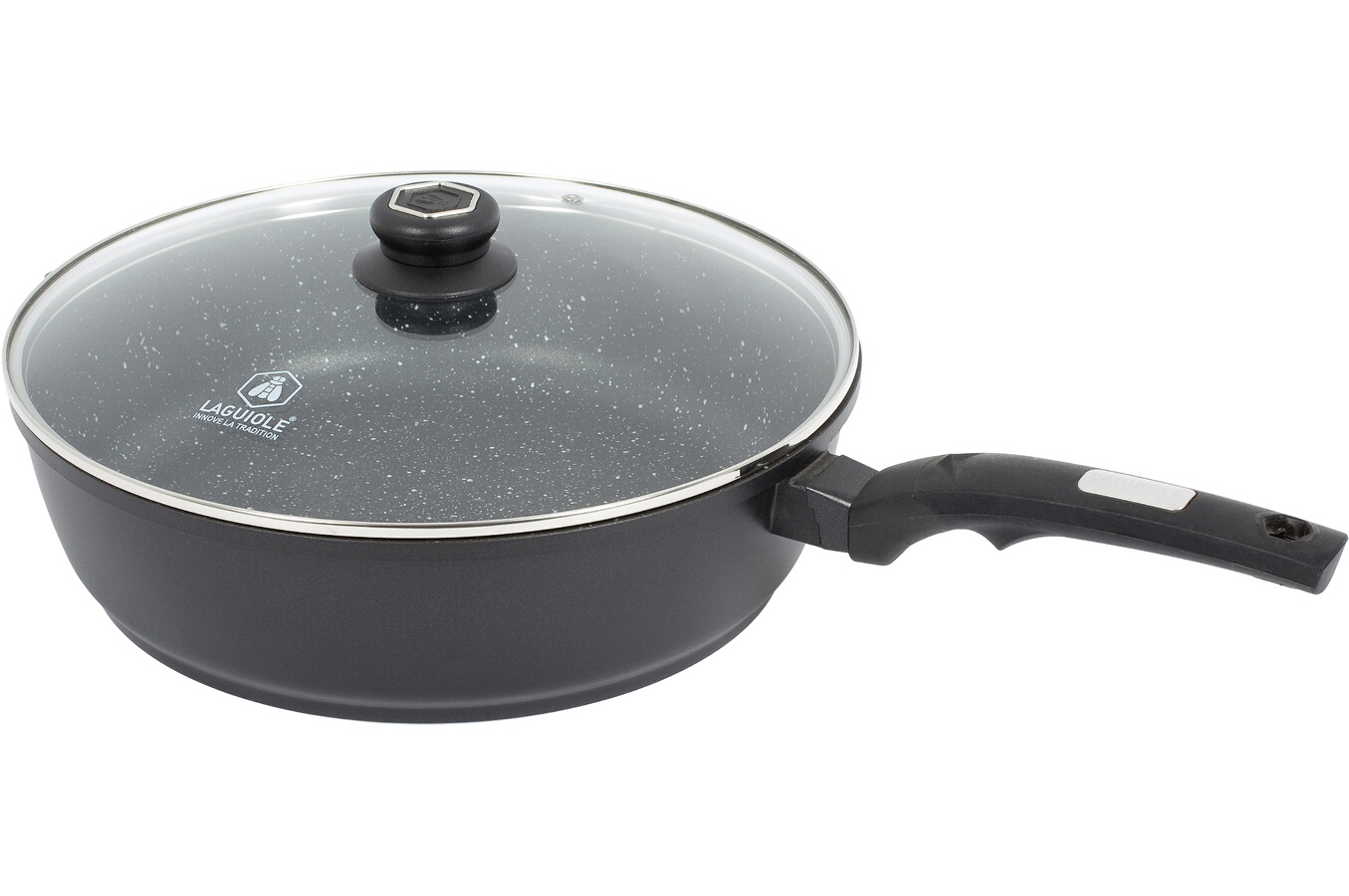 Merveilleux Poele Ceramique Ou Pierre #9: Poele / Sauteuse Laguiole Sauteuse 28 Cm Céramique Effet Pierre 6,70 L Merveilleux Poele Ceramique Ou Pierre #9: Poele / Sauteuse Laguiole Sauteuse 28 Cm Céramique Effet Pierre 6,70 L