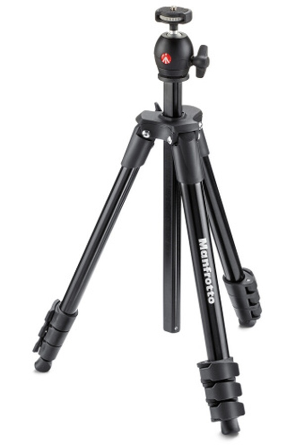 Pied photo vidéo Manfrotto MKCOMPACTLT BK 4012283 Darty