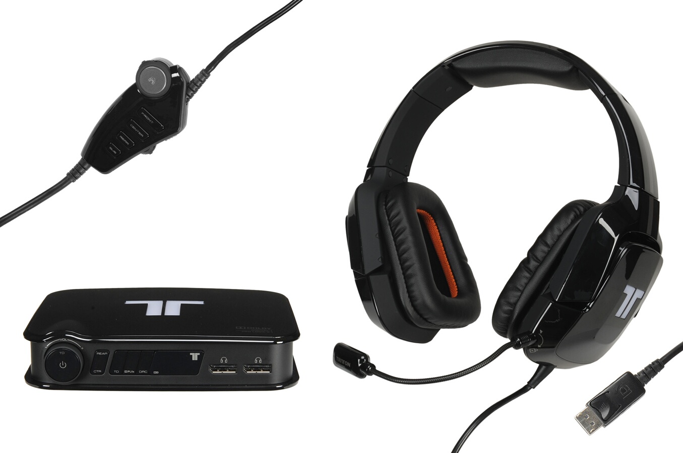 Casque micro / gamer Tritton PRO+ 5.1 Surround pour Xbox 360 / PS3