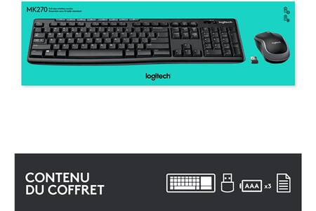 Ensemble Clavier Et Souris Logitech Combo Clavier Et Souris Sans Fil