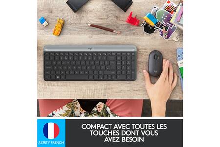 Ensemble Clavier Et Souris Logitech Ensemble Clavier Et Souris Sans Fil