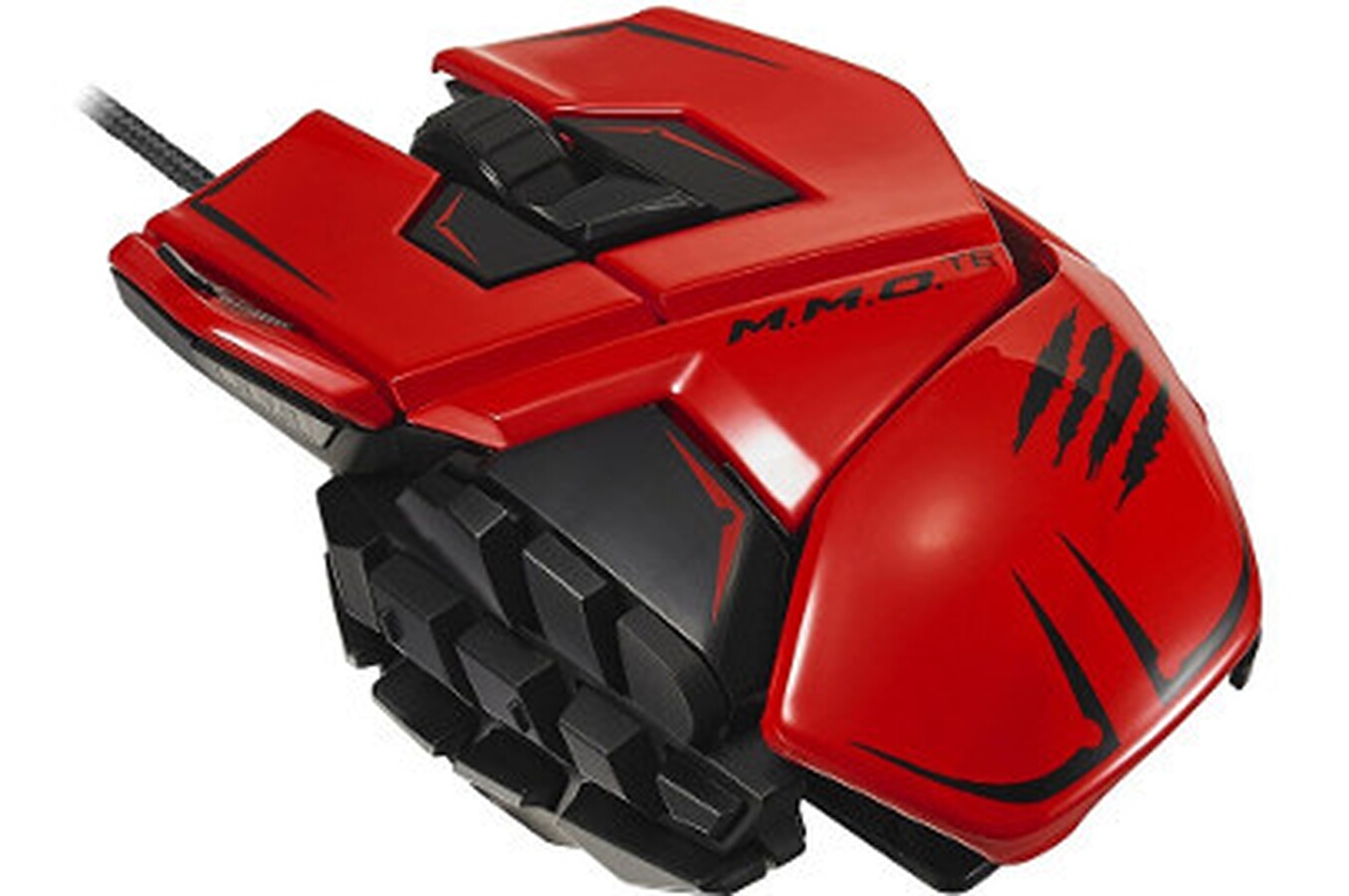 Souris gamer Mad Catz RAT MMO T.E ROUGE (4298063) Darty