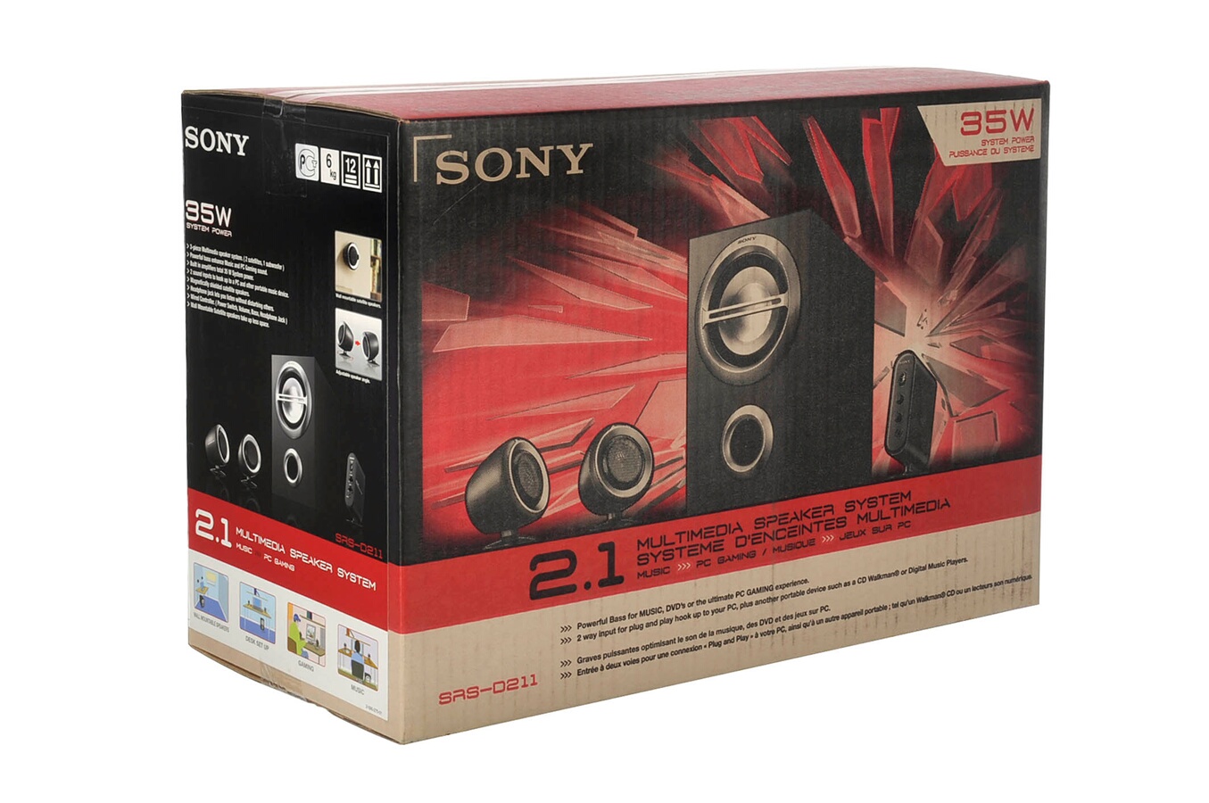 Enceinte PC Sony SRSD211 (1245406)