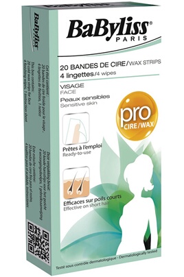 Babyliss Accessoire épilation Babyliss BANDES CIRE VISAGE X20