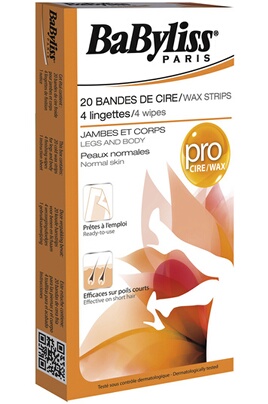 Babyliss Accessoire épilation Babyliss Bandes cire corps