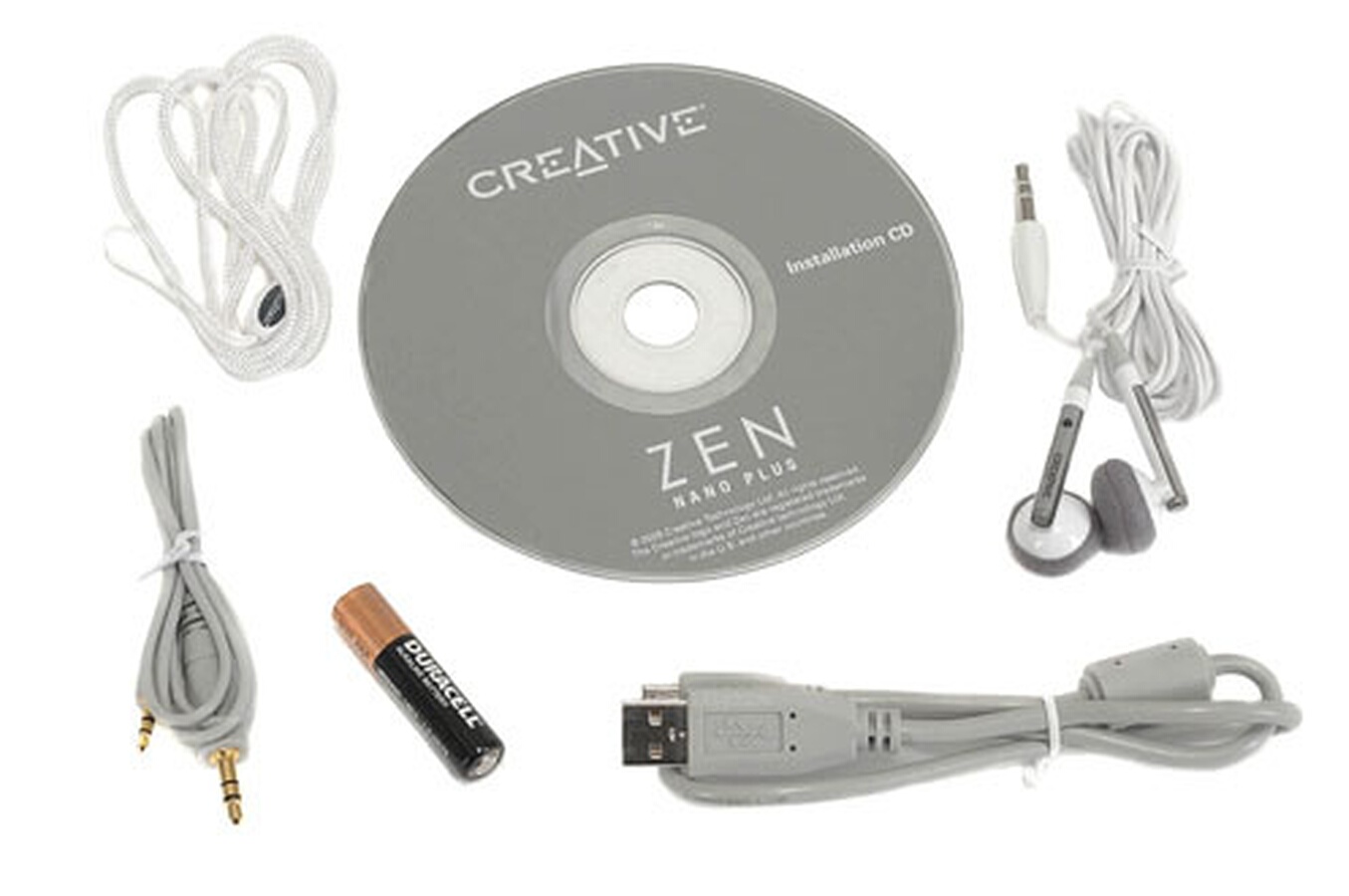 Lecteur audio MP3 Creative ZEN NANO PLUS 512 Mo BLANC zennanoplus