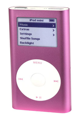Lecteur audio vidéo MP3 MP4 Apple iPOD MINI ROSE M9804