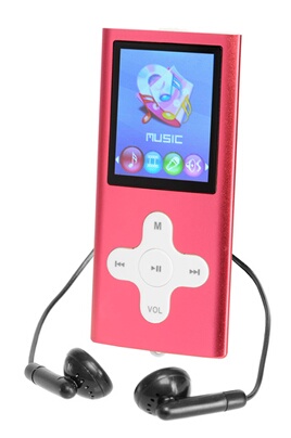 Lecteur audio vid&eacute;o MP3 MP4 Clip Sonic MP206 ROUGE (3167410)