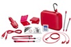 Bigben PACK ETUI + 8 ACCESSOIRES 3DS ROUGES