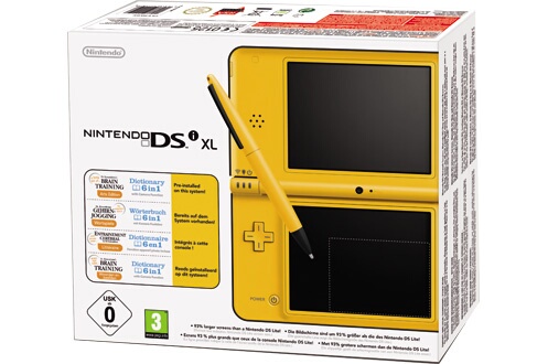 Nintendo DSI XL JAUNE