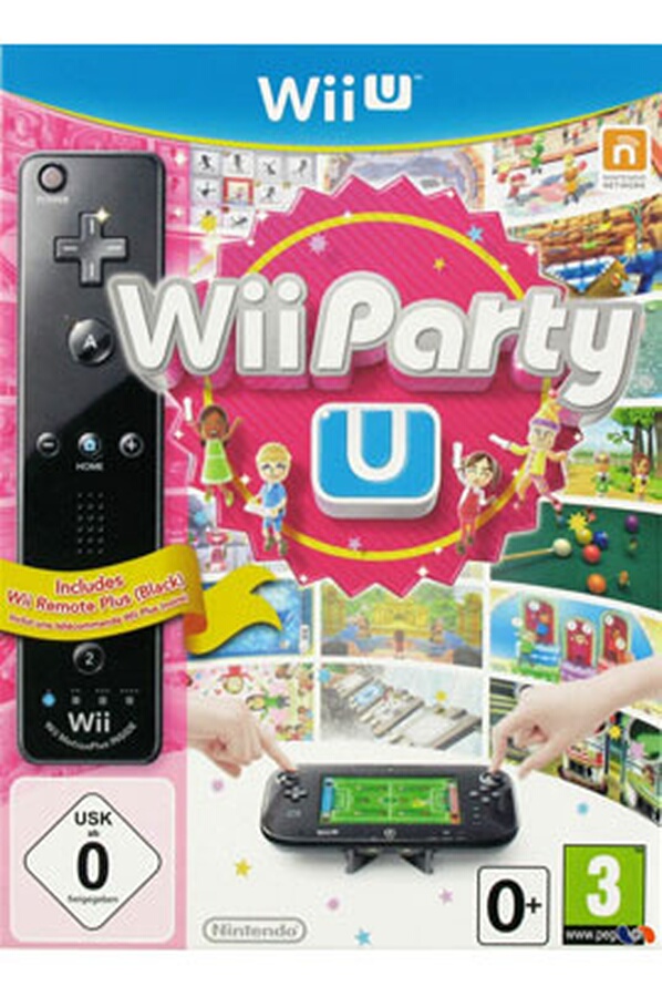 Jeux Wii U Nintendo WII PARTY U + WII REMOTE PLUS NOIR (1393227) Darty