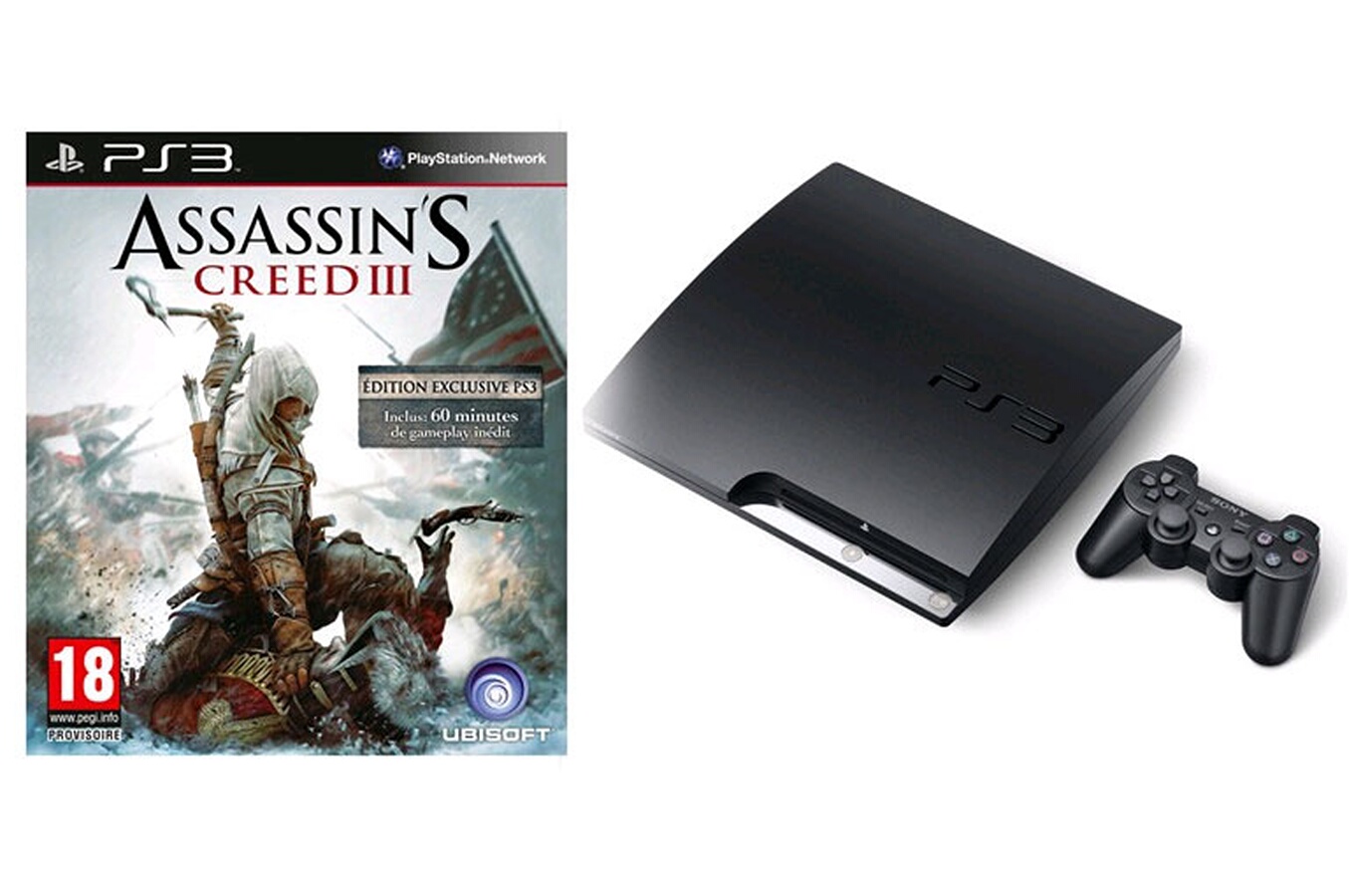 Consoles PS3 Sony PS3 NOIRE 500 Go+ASSASSIN