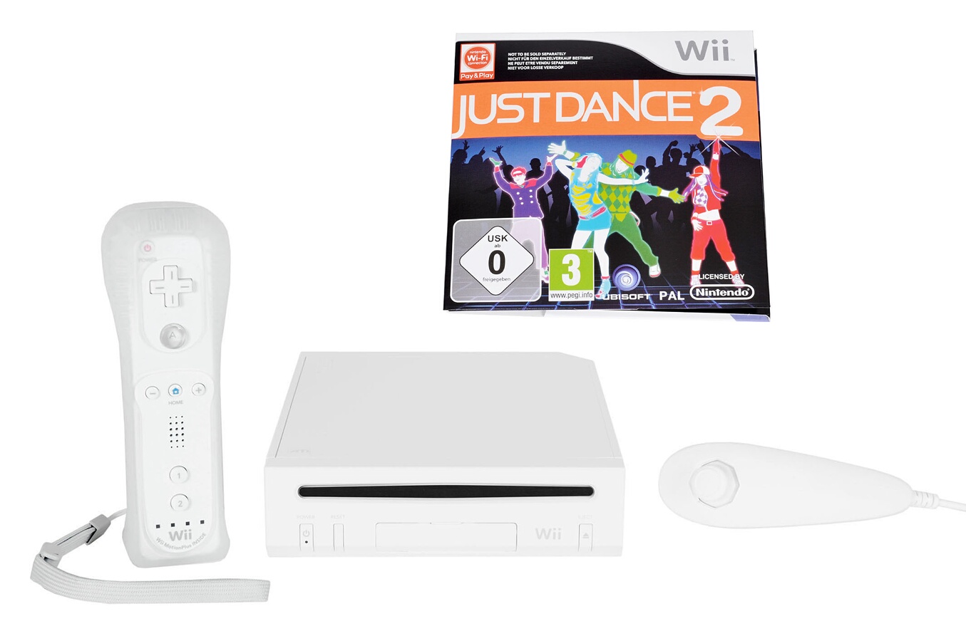 Consoles Wii Nintendo WII BLANCHE + JUST DANCE 2 (3548589) Darty
