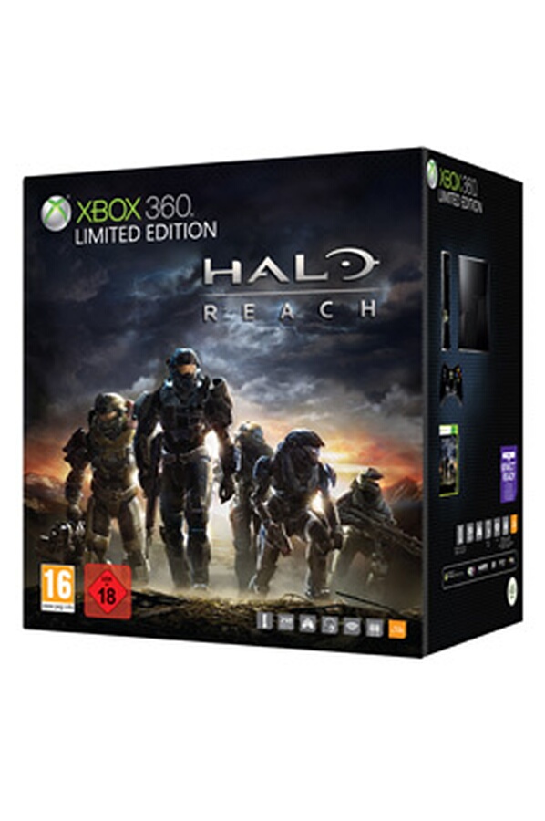 Consoles Xbox 360 Microsoft XBOX 250GO+HALO REACH (3331199) Darty
