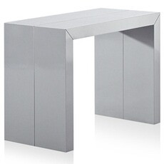 Neg'import Console table extensible 5 rallonges noir laqué Magic Xl pas cher