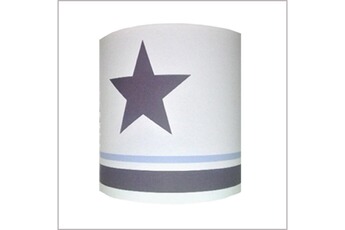 Applique Applique étoile grise decentrée fond blanc Lilipouce