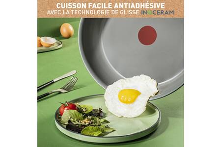 Batterie De Cuisine Tefal Set Poele Cm Casserole Cm Poignee