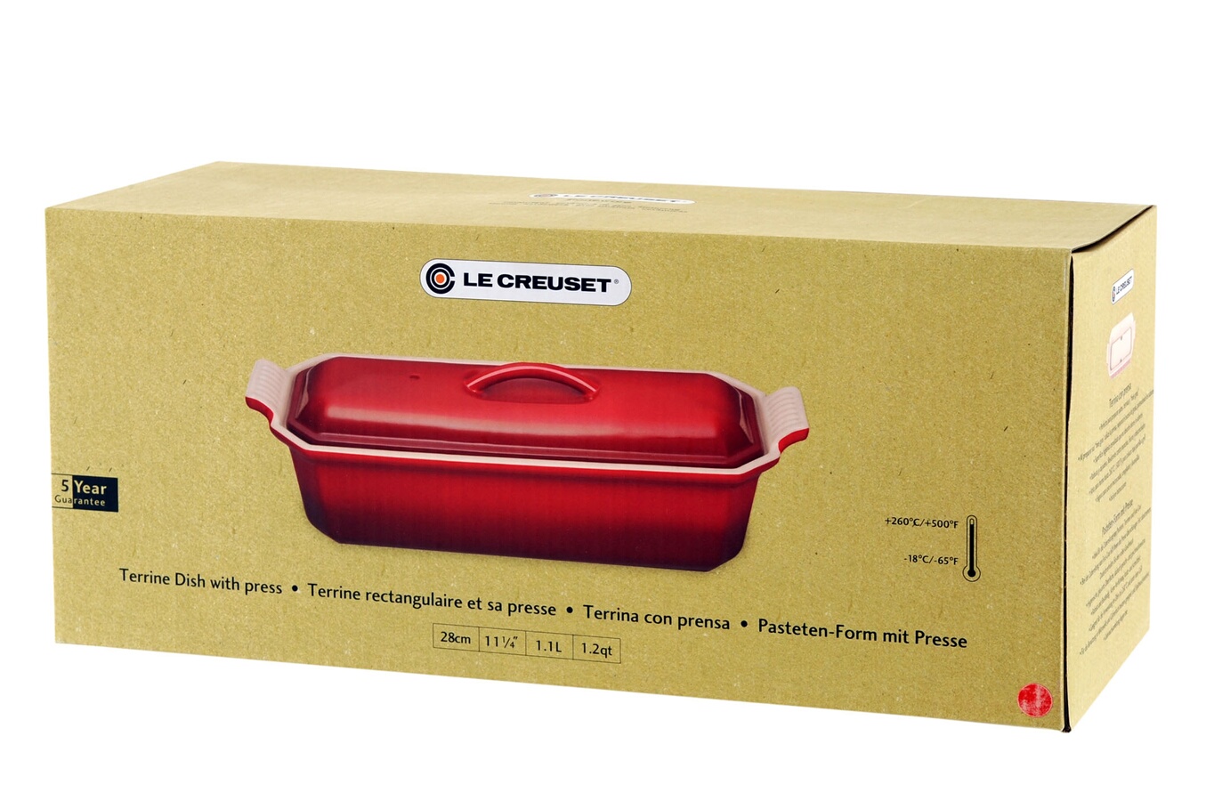 Plat / moule Le Creuset TERRINE 1,1L (1325604) Darty