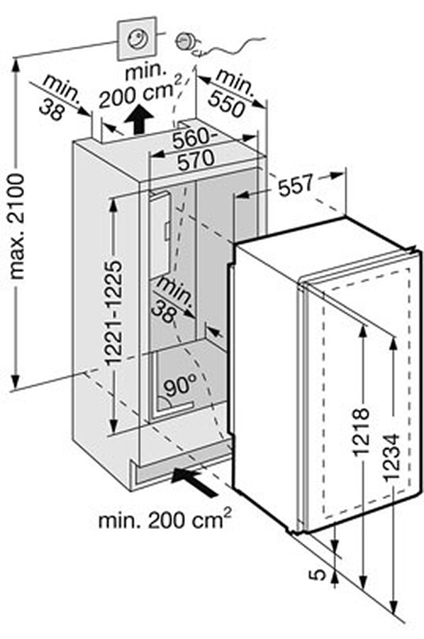 Cave a vin encastrable Liebherr WTE ES 20539 PREMIUM (3445445) Darty