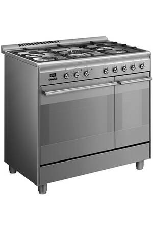 Piano De Cuisson Smeg Esthetique Classica Cm Mixte Inox Scb Px