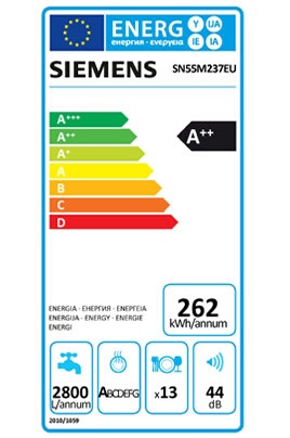 Siemens SN55M237EU BLANC