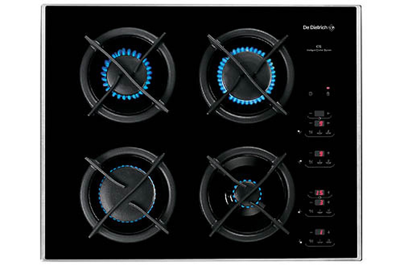 Plaque gaz De Dietrich DTG 420 XL1 INOX DTG420 (1829327) Darty