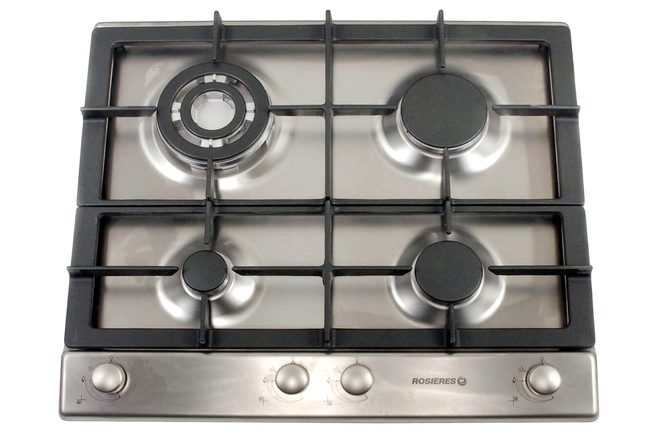 Plaque gaz Rosieres RTF 44 SF INOX RTF44SF (2403307) Darty