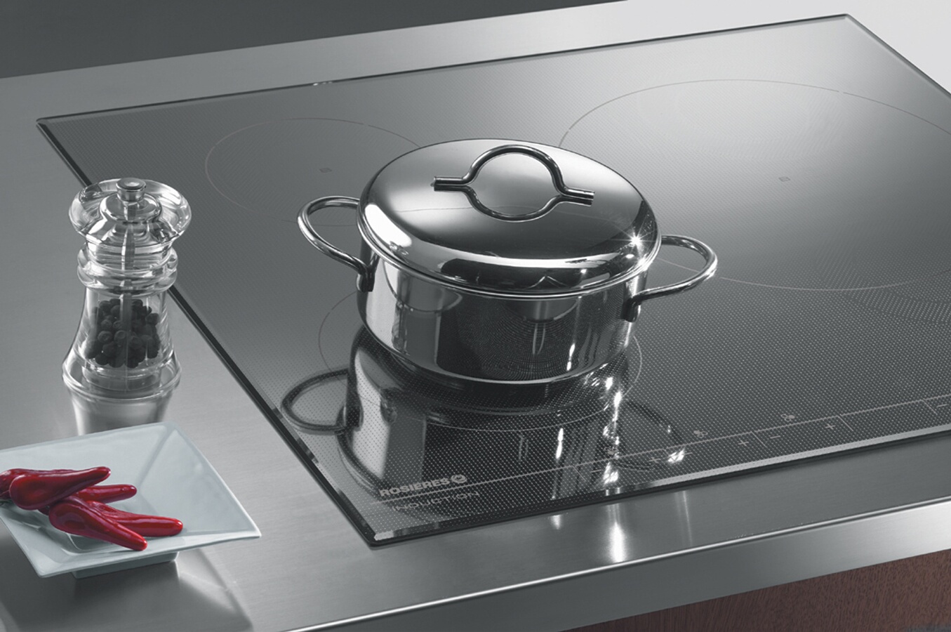 Plaque induction Rosieres RBI 4637MM MIROIR RBI 4637MM (3574750) Darty