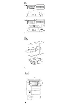 Plaque de cuisson avec hotte intégrée Whirlpool WVH1065B HOTTE