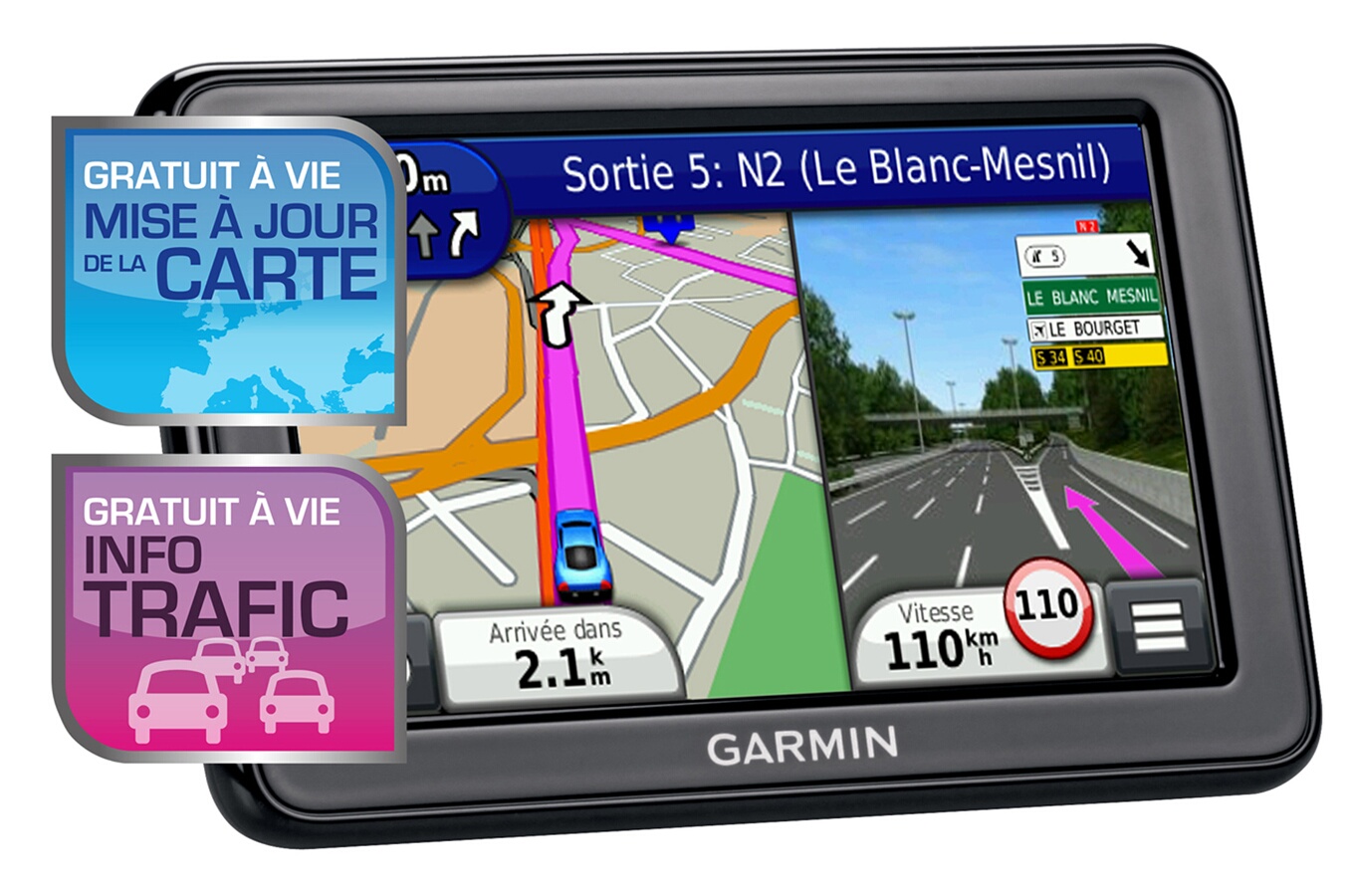 GPS Garmin NUVI 2595 LMT CARTE à VIE NUVI2595LMT (8914451) Darty