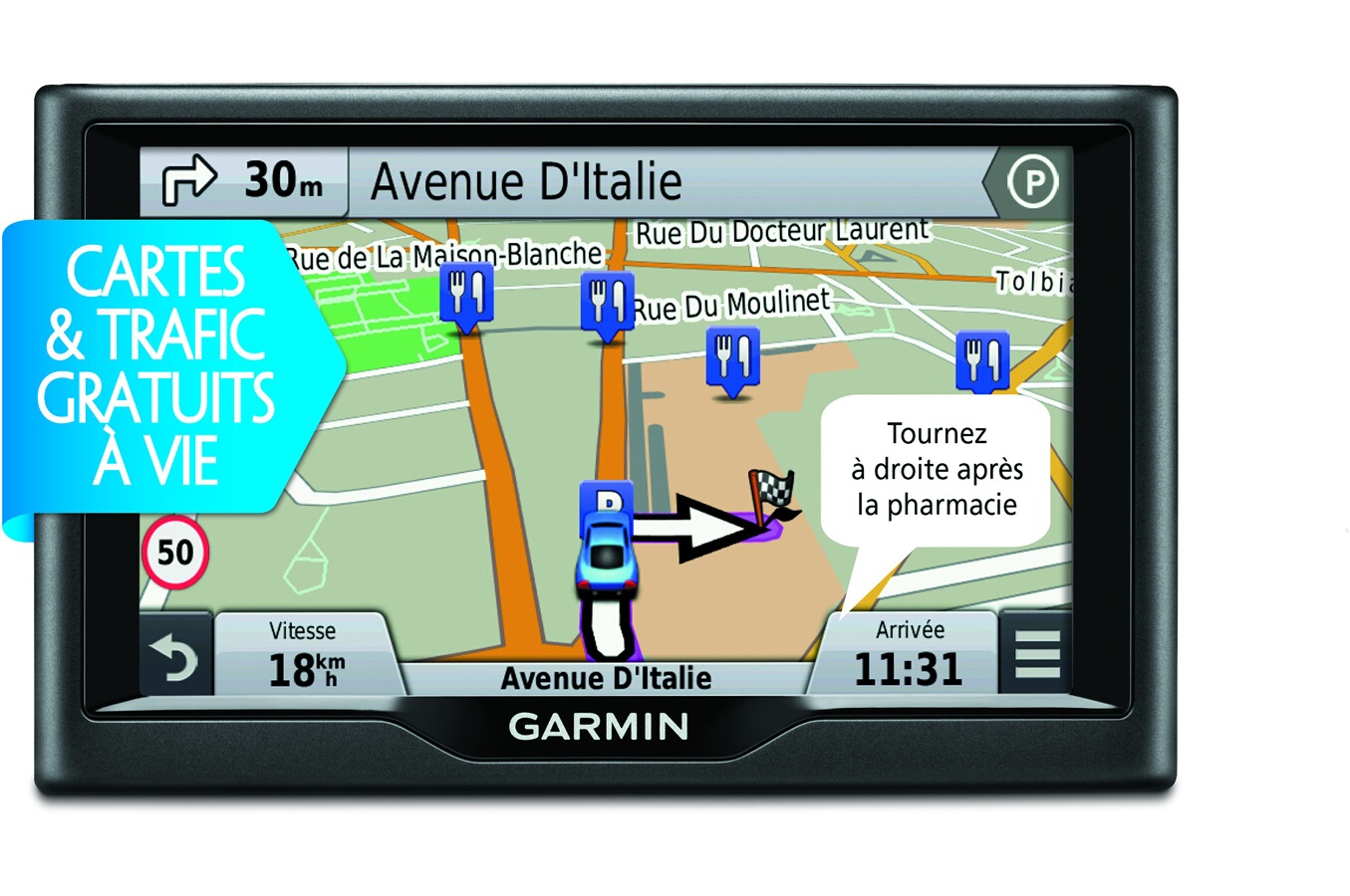 GPS Garmin NUVI 57 LMT (4218418) Darty