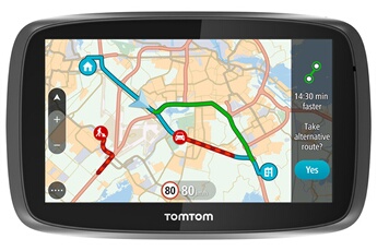 TOMTOM GO 5100 Europ 45 cartographie et trafic zone de danger a vie ecran 5 pcs tactile capacitif reconnaissance vocale cartographie 3D--3/4 fois sans frais jusqu?au 08/09