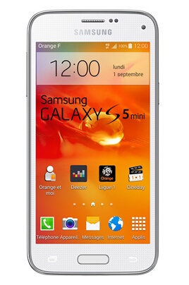 Smartphone Samsung GALAXY S5 MINI BLANC (4034570) | Darty