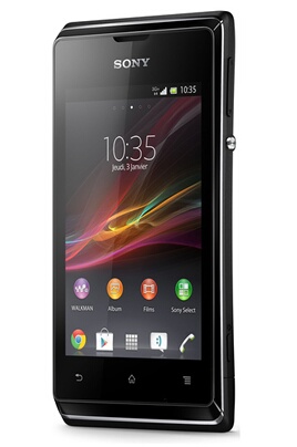SONY Smartphone classique Xperia E Noir 1270-1974