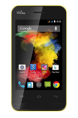 GOA jaune écran 3.5 pcs - Android 4.4 Kitkat - 2 megapixels - batterie 1300 mAh goa yellow