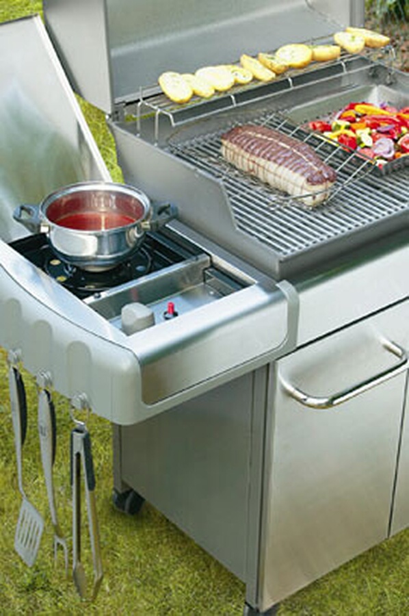 Barbecue americain Weber GENESIS S320 INOX (3165566) Darty