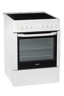 Cuisinière vitrocéramique Beko CSE67101GW