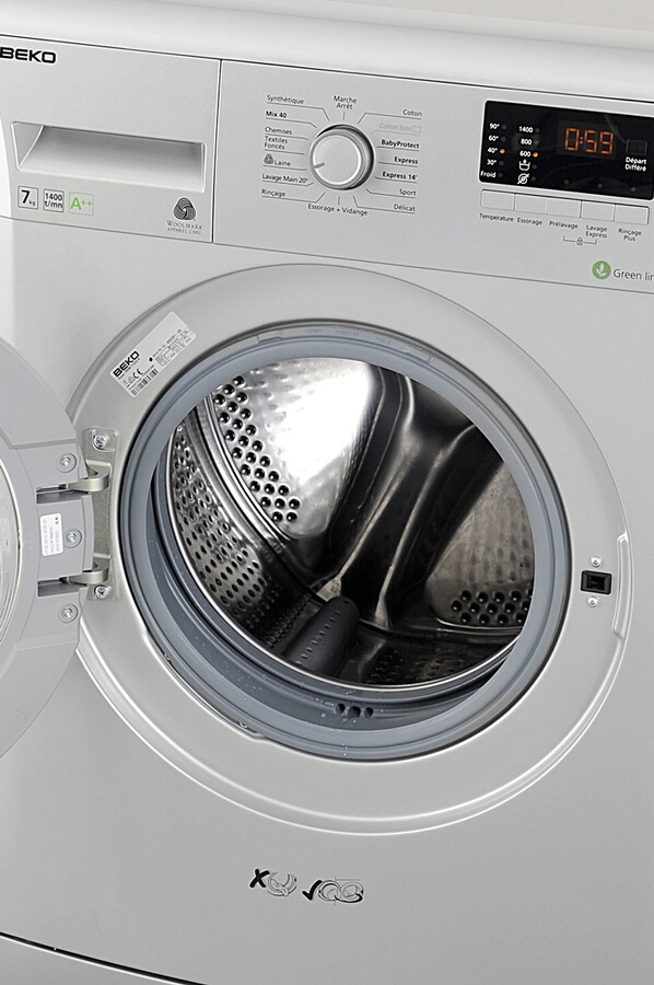 lave linge hublot beko wmb71433s silver 3747514 darty lave linge hublot beko wmb71433s silver 3747514 darty