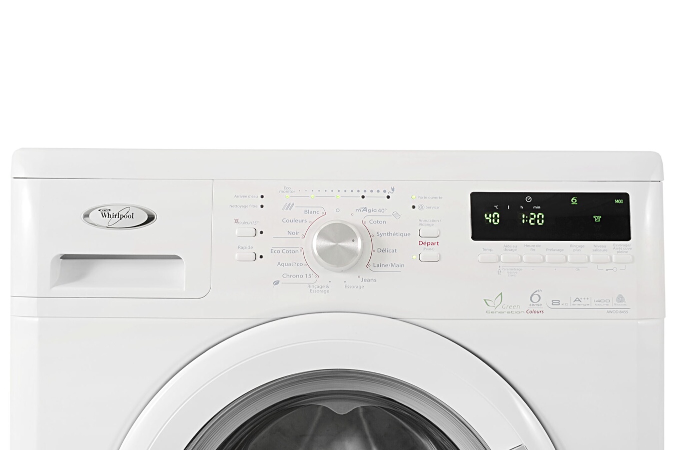 Lave Linge Hublot Whirlpool Awod Blanc Darty